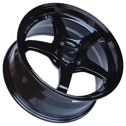 (4) GT style, Gloss Black, 17x8 +35, 5X112