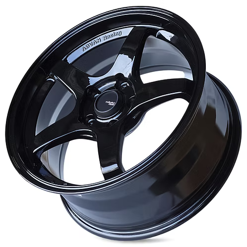 (4) GT style, Gloss Black, 17x8 +35, 5X112