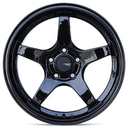 (4) GT style, Gloss Black, 17x8 +35, 5X112