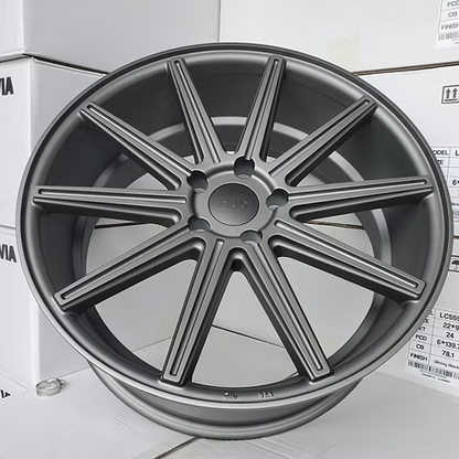 (4) SV2 , Flat Gunmetal, 20x8.5 +35, 5x120, 72.6