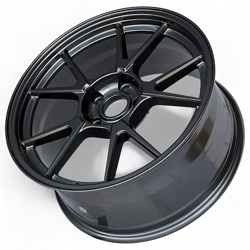 (4) TC005 style, Gloss Gun Metal, 18x8.5 +35, 5X114.3, 73.1