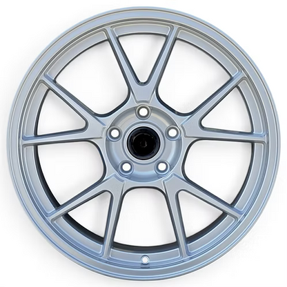 (4) TC005 style, Silver, 18x8.5 +35, 5X114.3, 73.1