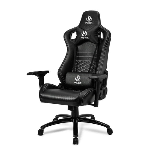 AlphaRex Carbon Fiber Look Racing Style Gaming Reclining Ergonomic Chair