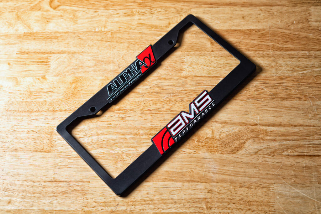AMS Performance “AMS/Alpha” License Plate Frame
