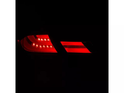 Light Bar; Red; Clear (13-15 Honda Civic)