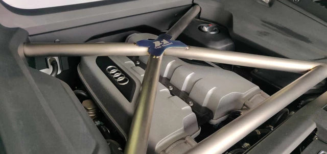 Titanium Engine crossmember brace for Lamborghini Huracan all models 2015-2024 / Audi R8 Gen 2 2017-2023