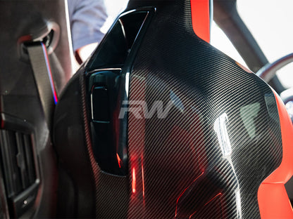 RW Carbon BMW G90 G99 M5 Replacement CF Seat Backs bmwg9019 (1) Each