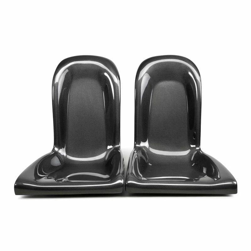 Seibon Carbon Fiber Rear Seat Panels - 2009-2022 Nissan GTR (Pair)
