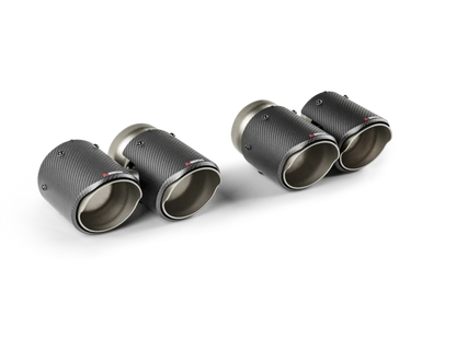 Akrapovic 2024+ BMW M5 (G90,G99) Round Carbon Fiber Tail Pipe Set