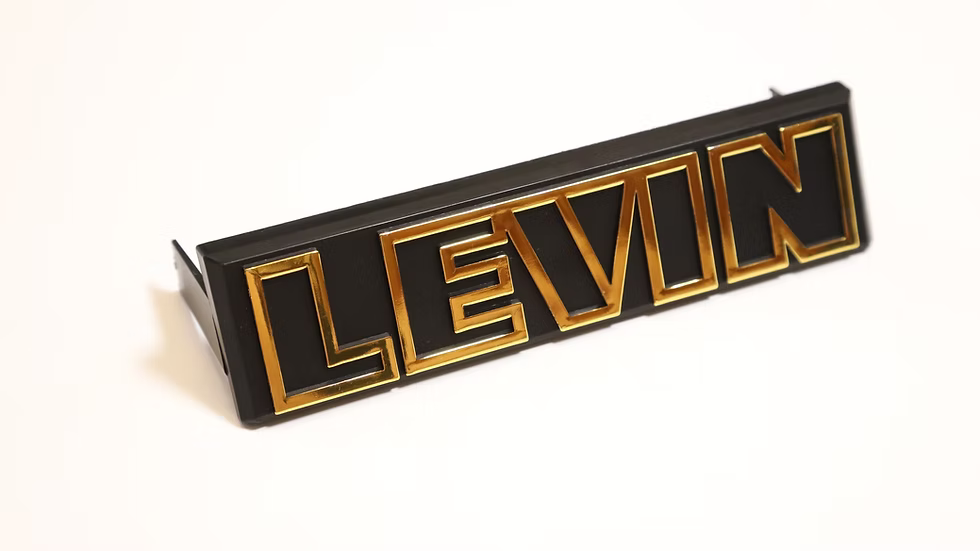 AE86 LEVIN GOLD BADGE