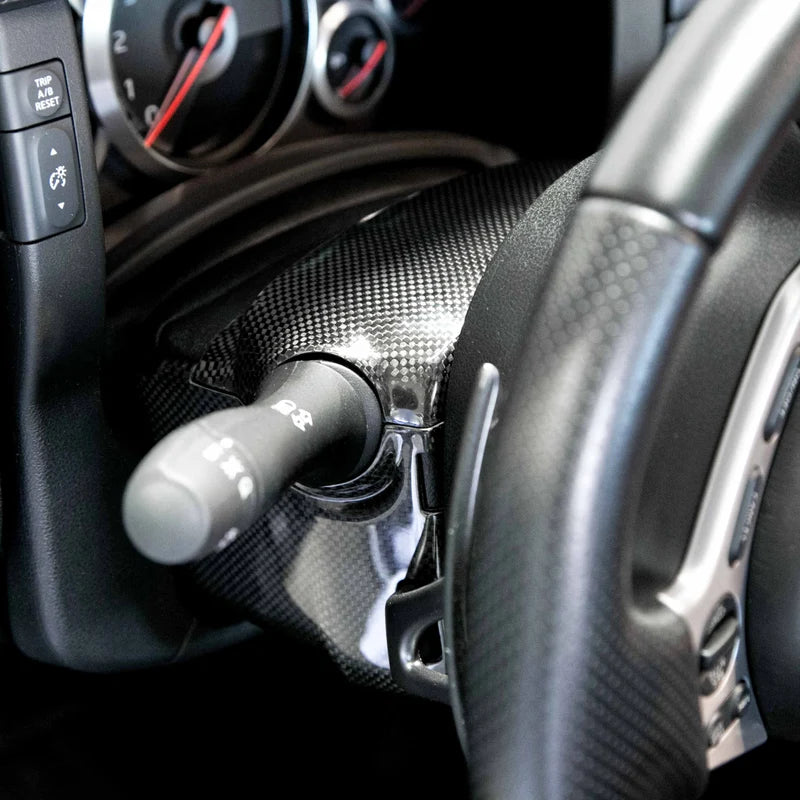 Seibon Carbon Fiber Steering Column Surround Trim - 2009-2016 Nissan GTR