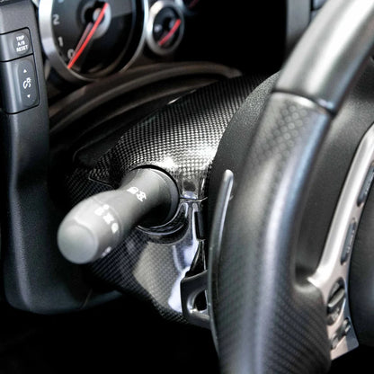 Seibon Carbon Fiber Steering Column Surround Trim - 2009-2016 Nissan GTR