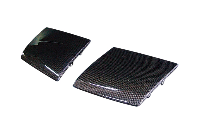 180SX Headlight Covers - Carbon Fiber