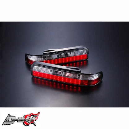 S13 LED Tail Lights - Crystal