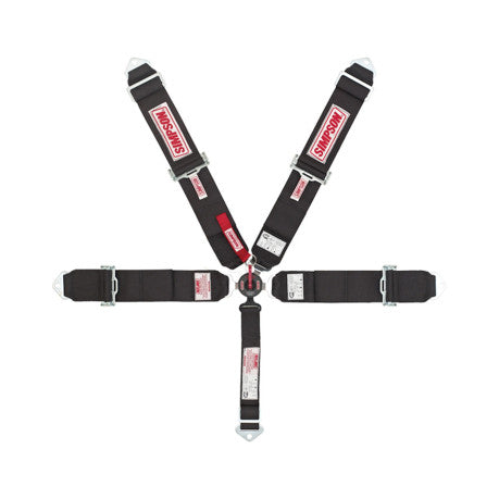 Simpson Racing 3" Camlock Harness - Lever Camlock - 55" - Pull Down