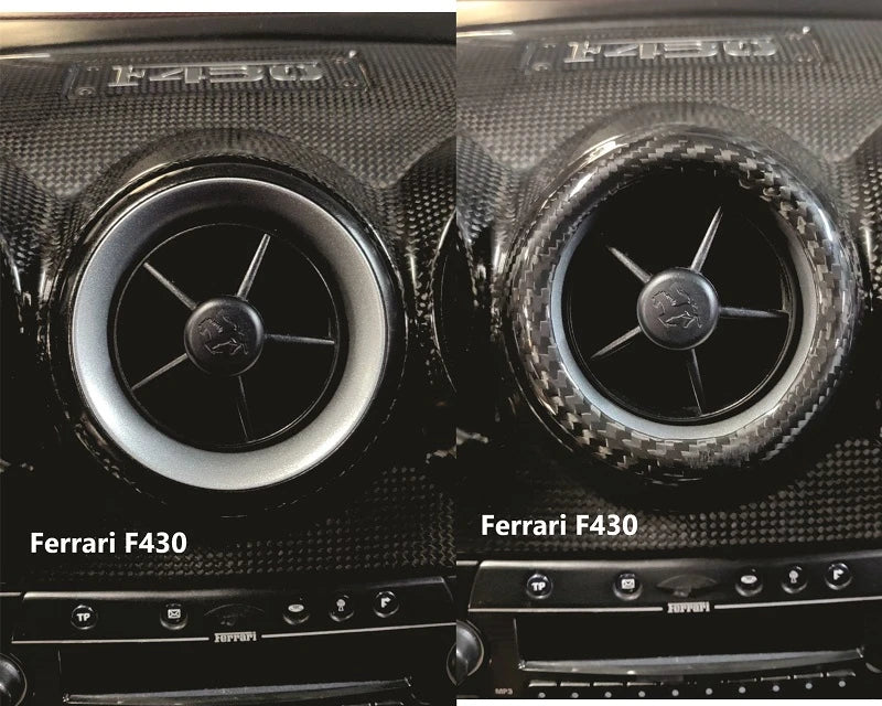 Ferrari California, California T, 599 GTB GTO, 360 Modena, F430 AC A/C VENT COVER KITS $189.99 to $239.99