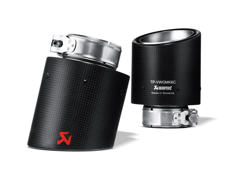 Akrapovic 09-12 Volkswagen Golf GTD (VI) Tail Pipe Set (Carbon)