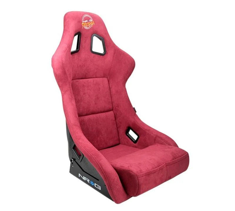 NRG FRP Bucket Seat PRISMA Edition - Medium (Maroon/ Pearlized Back) Each (1)
