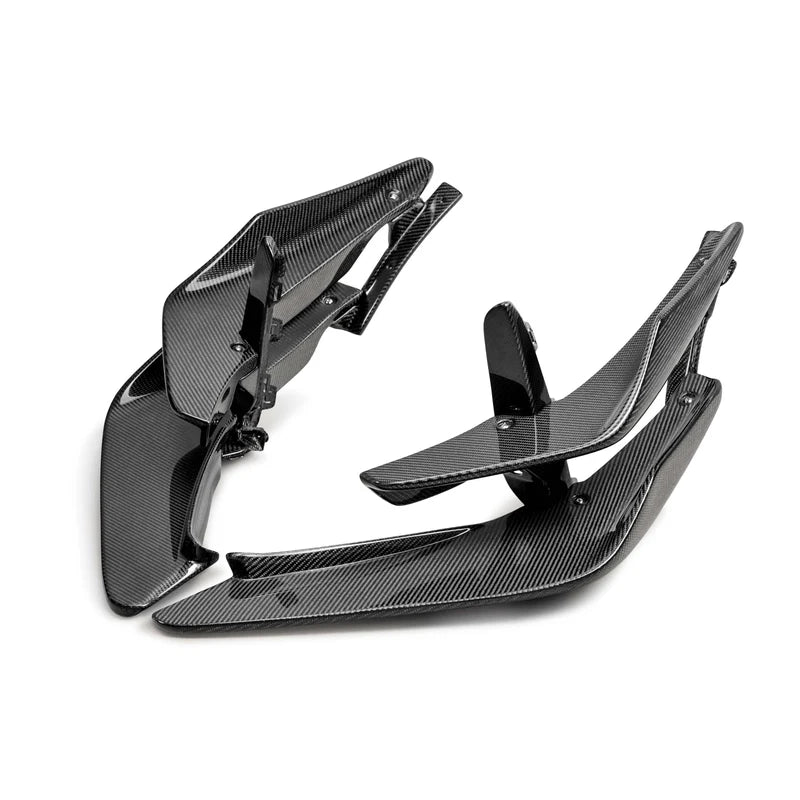 Seibon 23-24 Honda Civic Type-R Carbon Front Bumper Canards