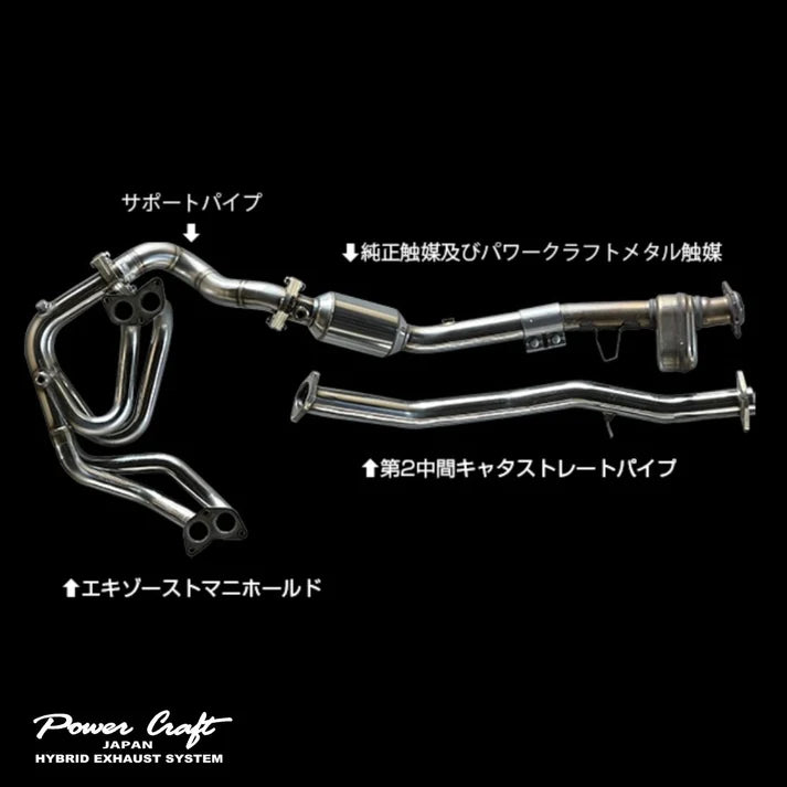 GT86/BRZ (All Models) Straight Pipe Replacement for Catalytic Converter