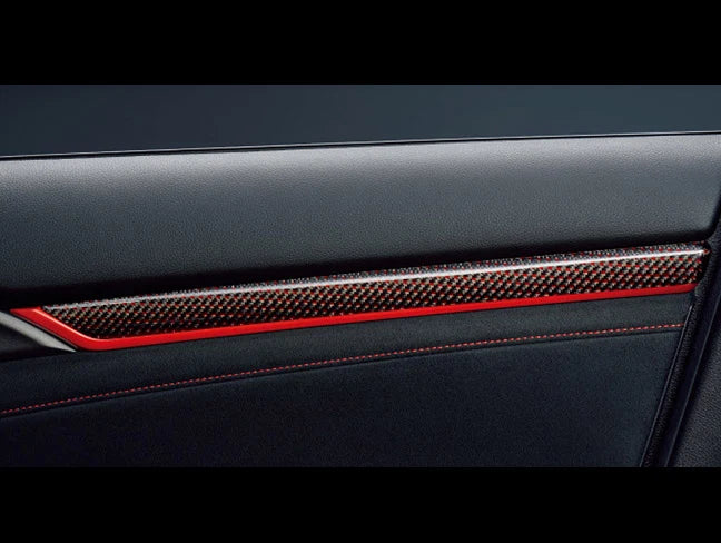 Honda Carbon Interior Door Panel Trim - 17-21 Civic Type-R (FK8)