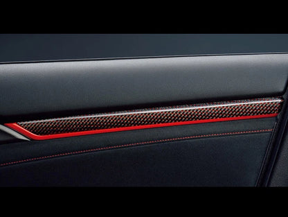 Honda Carbon Interior Door Panel Trim - 17-21 Civic Type-R (FK8)