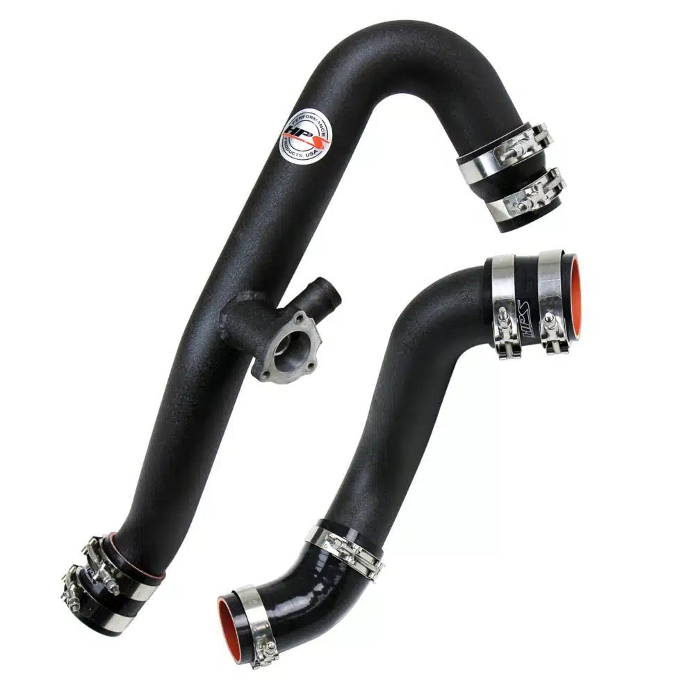 HPS Intercooler Charge Pipe Kit for Ford Mustang 2.3L Turbo Polish, Black