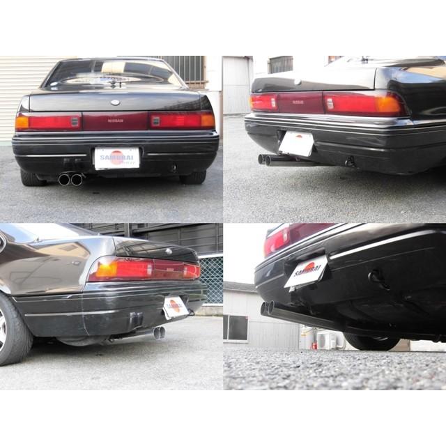 SAMURAI POWER Dual Exit "Blast Pipes" Stainless Exhaust To suit NISSAN Laurel C33 & Cefiro A31
