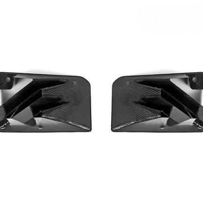AutoTecknic Dry Carbon Corsa Front Air Inlet Trim Set for G87 BMW M2