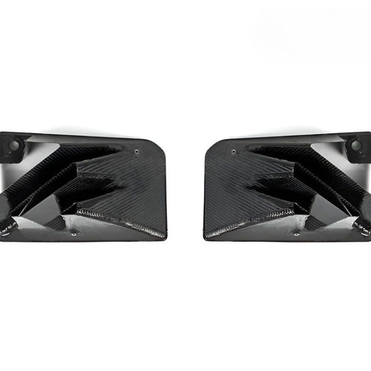 AutoTecknic Dry Carbon Corsa Front Air Inlet Trim Set for G87 BMW M2