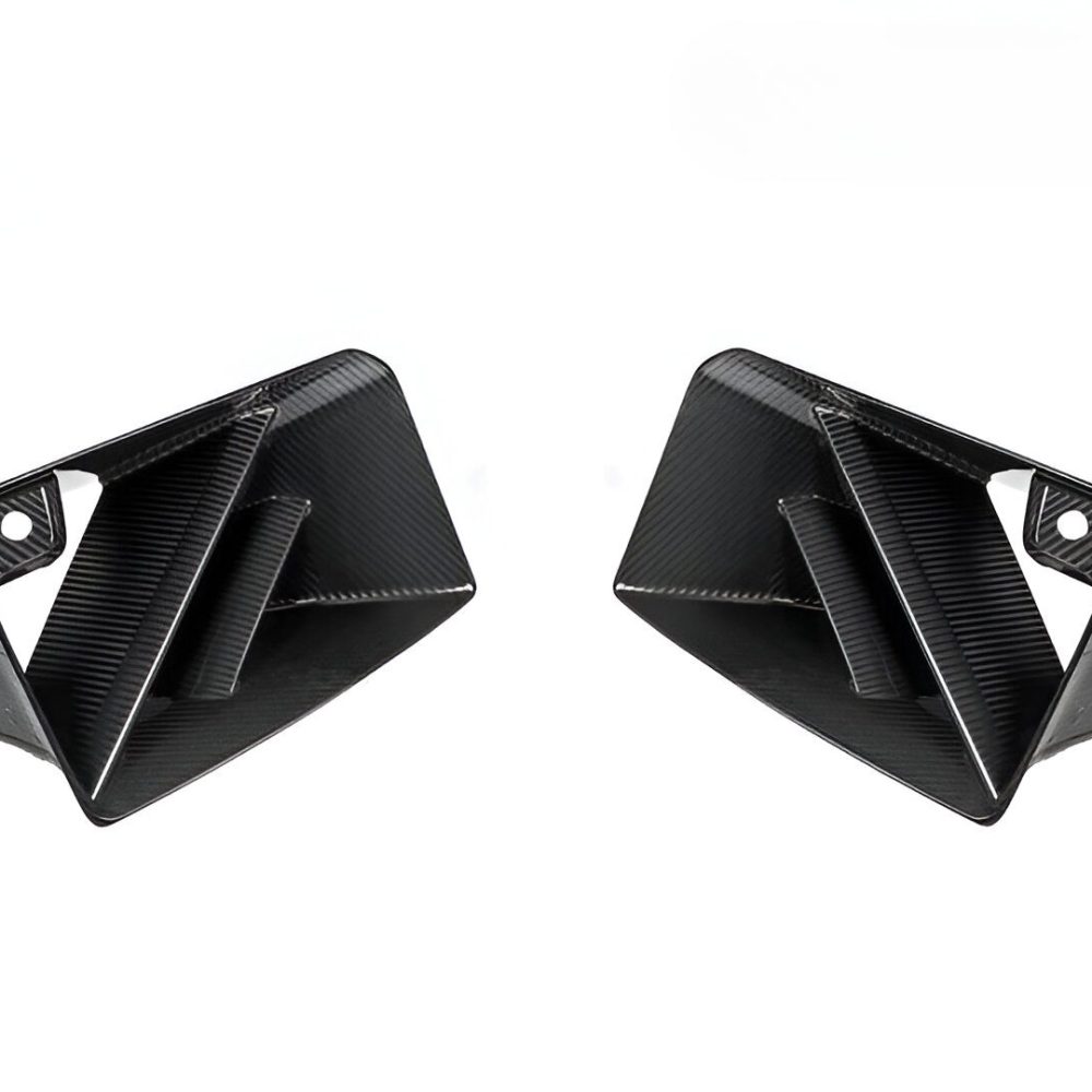 AutoTecknic Dry Carbon Corsa Front Air Inlet Trim Set for G87 BMW M2