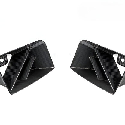 AutoTecknic Dry Carbon Corsa Front Air Inlet Trim Set for G87 BMW M2