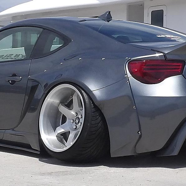Rally Backer Ver.2 Rear Fender (FRP) for FR-S (ZN6) ~MC