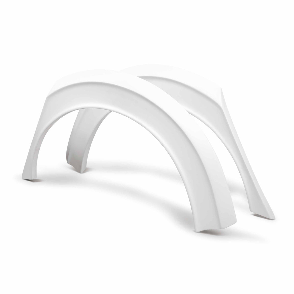 TT-style fiberglass rear fender flares for 2016-2021 Honda Civic Sedan