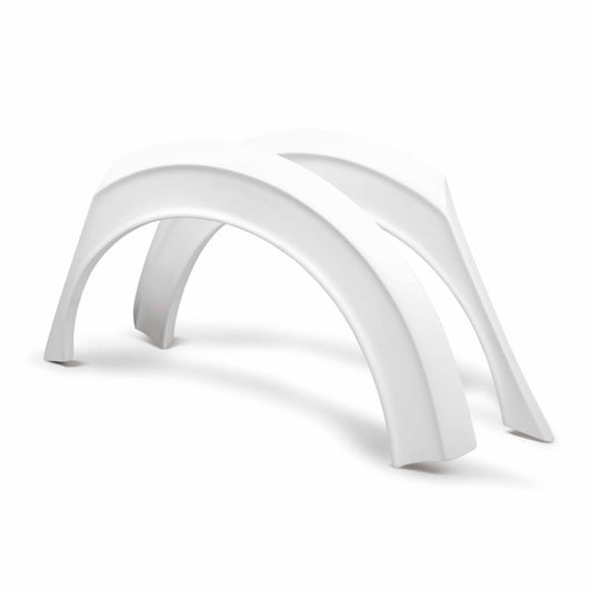 TT-style fiberglass rear fender flares for 2016-2021 Honda Civic Sedan
