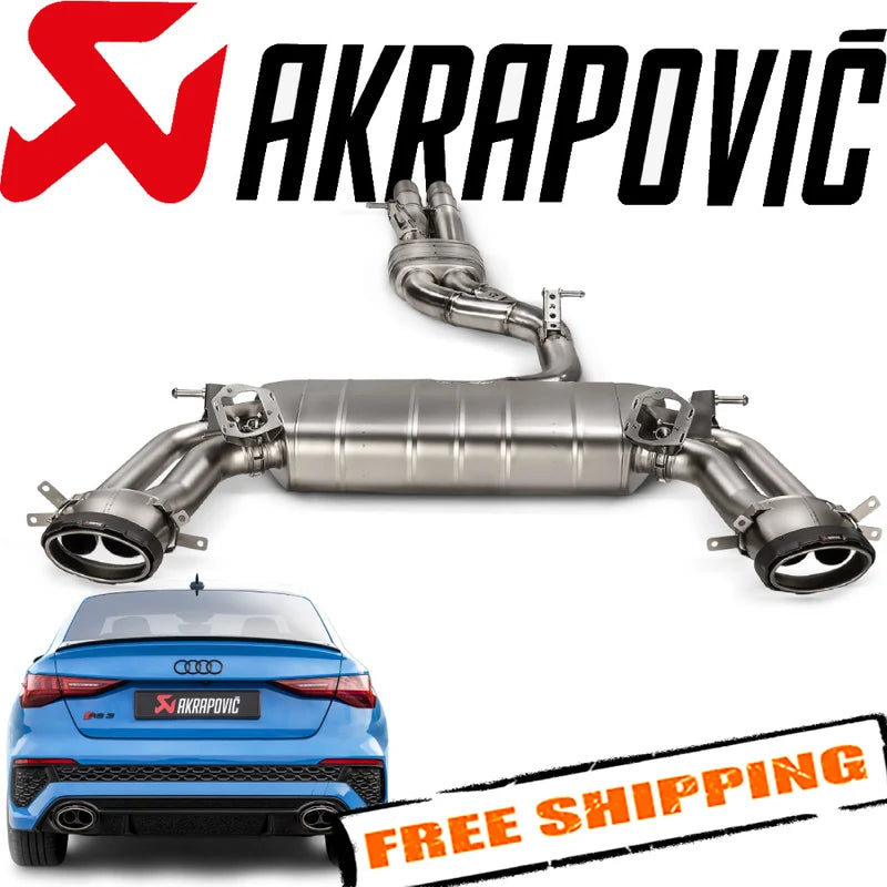 Akrapovic 2025+ Audi RS3 Sedan (8Y FL) Evolution Line Catback - Titanium: Req. P-HF1636 or P-HF1431
