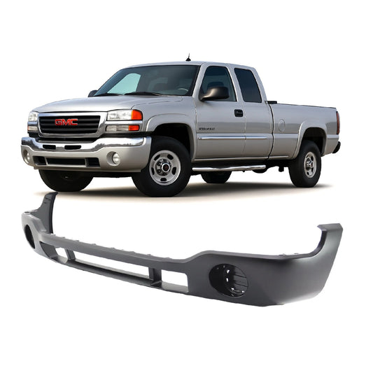 2003-2007 GMC Sierra HD Primed Front Lower Bumper Cover GM1000685 12335964