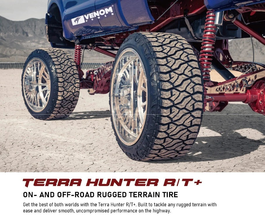4 NEW 285/70R17 VENOM TERRA HUNTER RT+ LRE 10 PLY MUD TIRE RT 2857017 285 70 R17