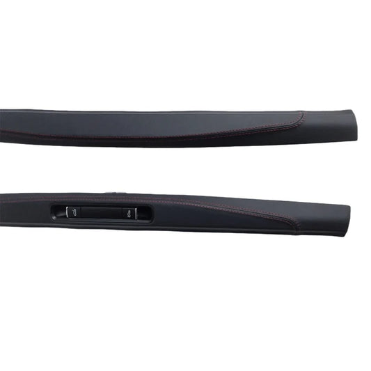 RSR Porsche leather custom stitching door sill entrance pieces set