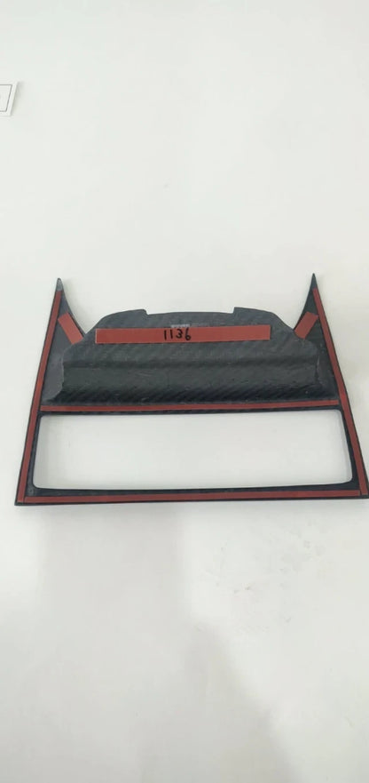 TOP SPEED PRO-1 Carbon Fiber A/C HVAC Panel Cover for Lamborghini Gallardo Coupe & Spyder 2004-2014 Interior Trim Overlay