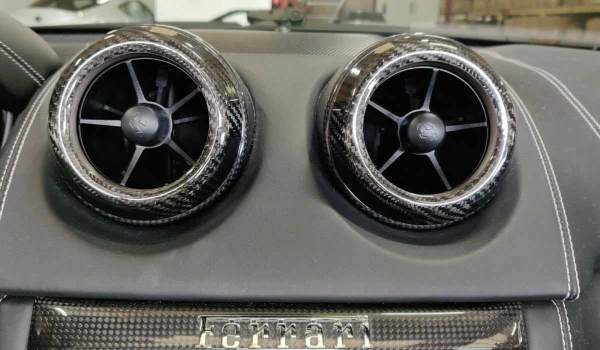 Ferrari California, California T, 599 GTB GTO, 360 Modena, F430 AC A/C VENT COVER KITS $189.99 to $239.99
