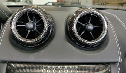 Ferrari California, California T, 599 GTB GTO, 360 Modena, F430 AC A/C VENT COVER KITS $189.99 to $239.99