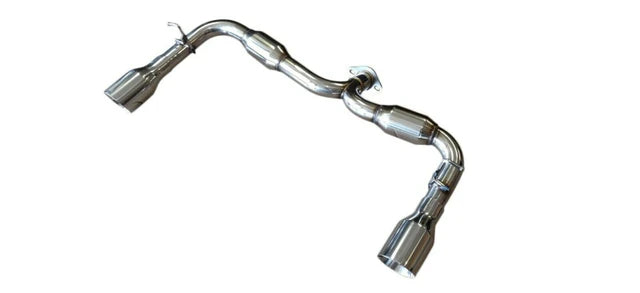 Fiat F124 Spider All 17-20 Straight Pipe with Resonator Axle-Back Exhaust
