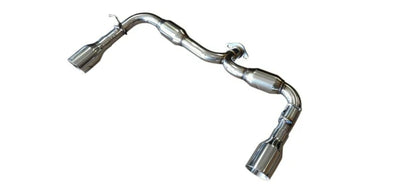 Fiat F124 Spider All 17-20 Straight Pipe with Resonator Axle-Back Exhaust