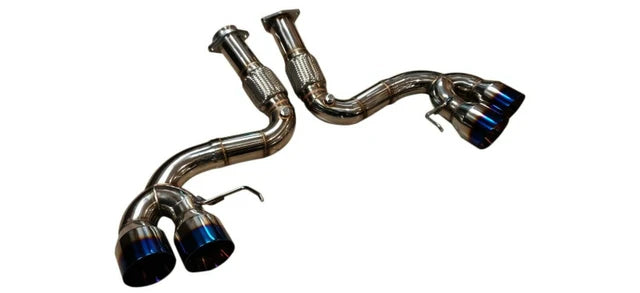 Chevrolet Corvette C8 6.2L 2020-up TOP SPEED PRO-1 T304 SP Exhaust System BLUE