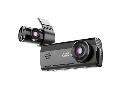 SAFY 4K AI-Powered Night Vision LCD Dash Cam; 256GB