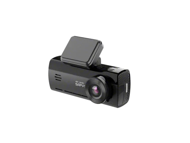 SAFY 4K AI-Powered Night Vision LCD Dash Cam; 256GB
