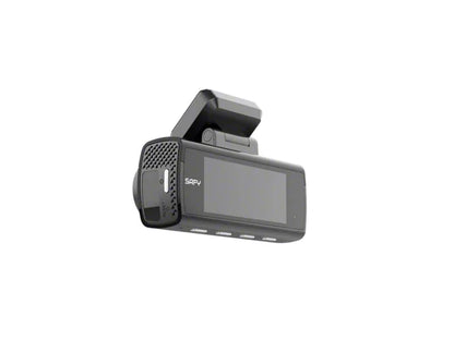 SAFY 4K AI-Powered Night Vision LCD Dash Cam; 256GB
