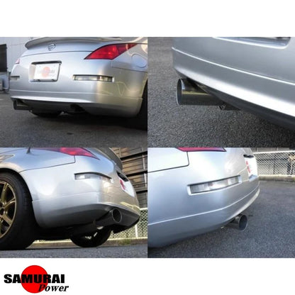 SAMURAI POWER Racing Muffler - Extended Tip To suit NISSAN 350Z Z33