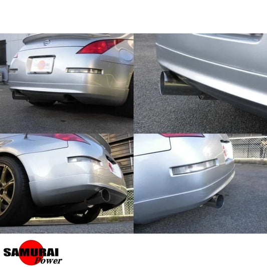 SAMURAI POWER Racing Muffler - Extended Tip To suit NISSAN 350Z Z33